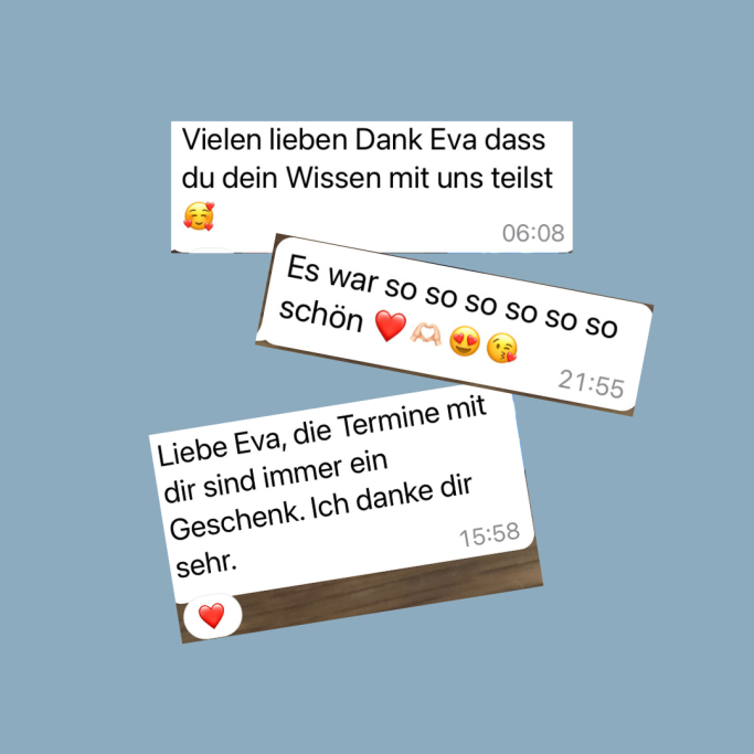 Kunden Rückmeldung Eva Niggl Kinesiologie